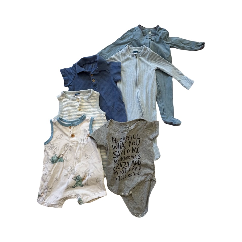 Baby Boy Summer Clothing bundle 6pc 0-3m